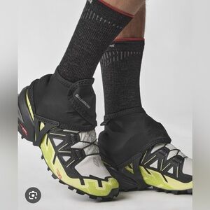 NWT Salomon Trail Gaiters Low Black in Size S - US Size 4.5-7 in Noir